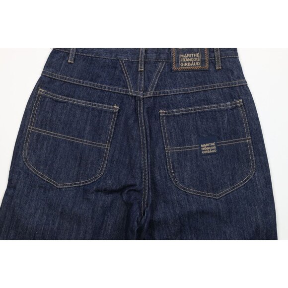 Deadstock Vintage 90s Marithe Francois Girbaud Mens 31 Baggy Denim Jean Shorts - Picture 9 of 11